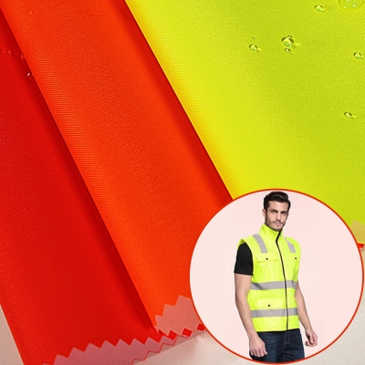 300D Fluorescent Color Oxford PU Coated Fabric